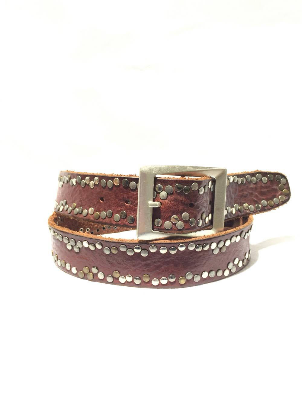 CEINTURE CLOU - BORDEAU