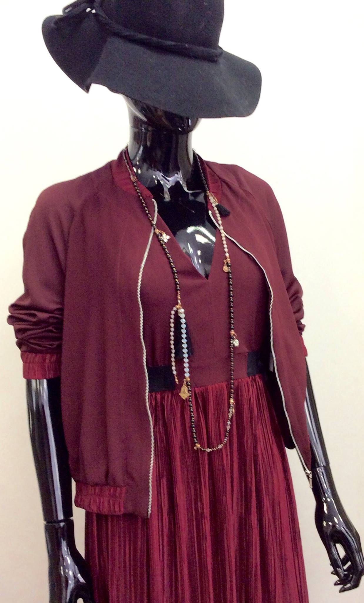 BLOUSON ELLA _ BORDEAU