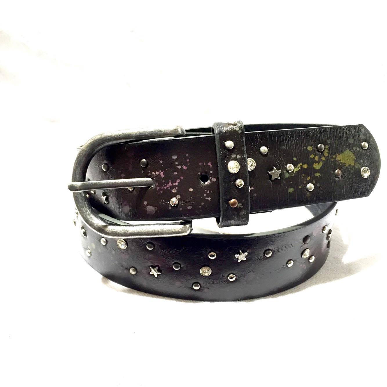 CEINTURE ETOILE - BLACK GREEN