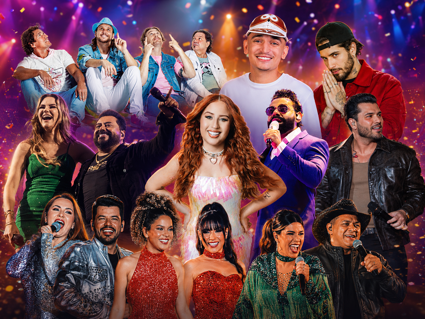 Artistas prometem energizar o público no Festival do Bem, oferecendo uma apresentação vibrante