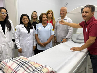 Entrega do tomógrafo: avanço indiscutível