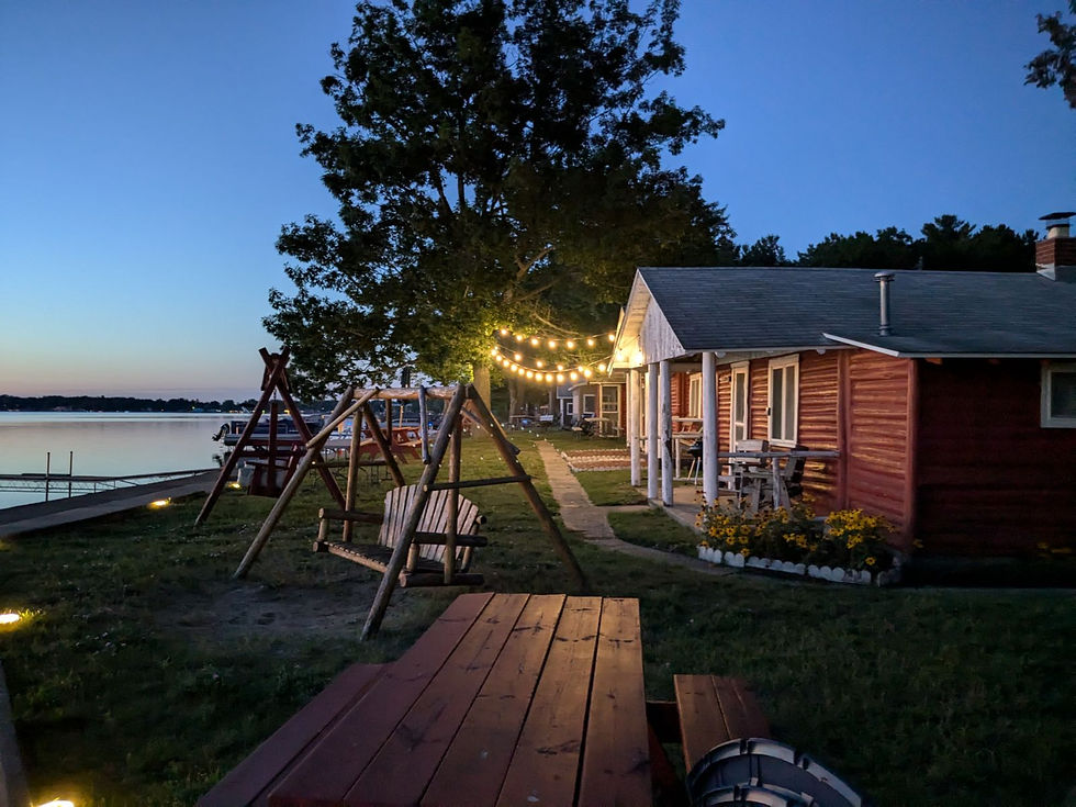 Cabin #4 - Patio Area