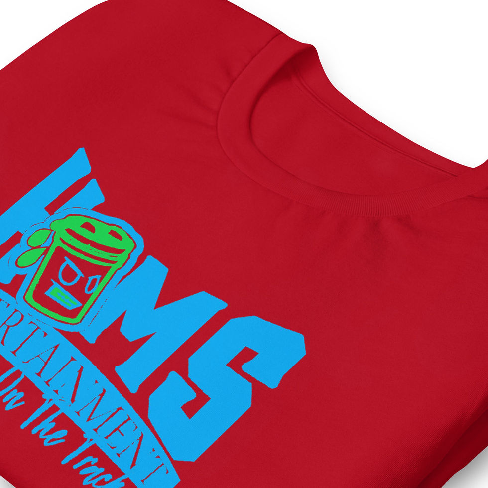 Thumbnail: Blue/Green HOMS Ent Kidddeeonthetrack Short-sleeve unisex t-shirt