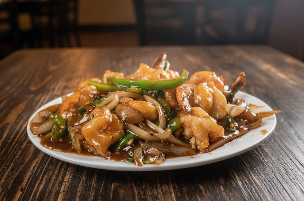 Arranged Food and Objects