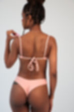 Isara Rosé Bikini Set women’s swimwear back view