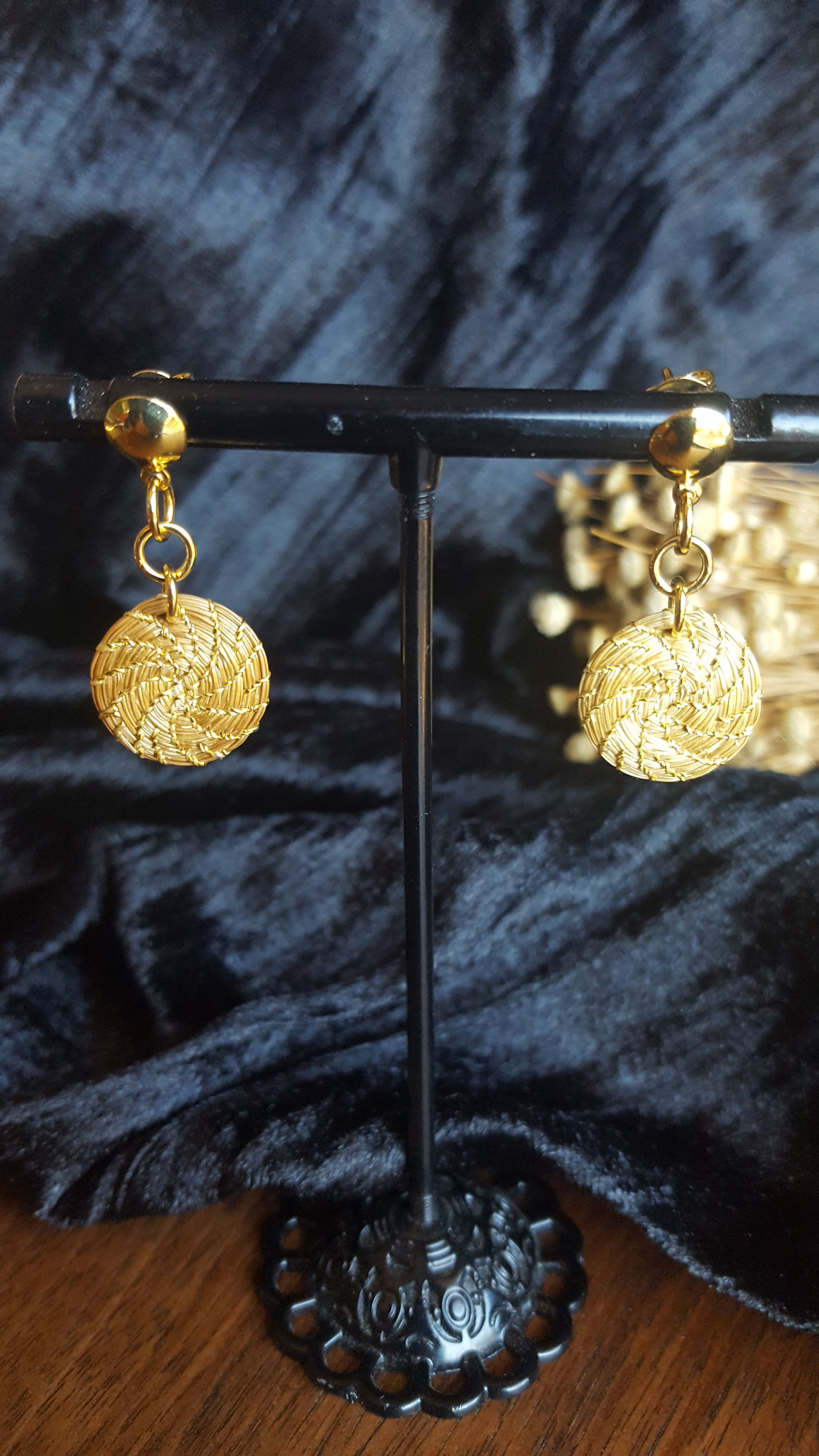 Boucles mini mandala pendant