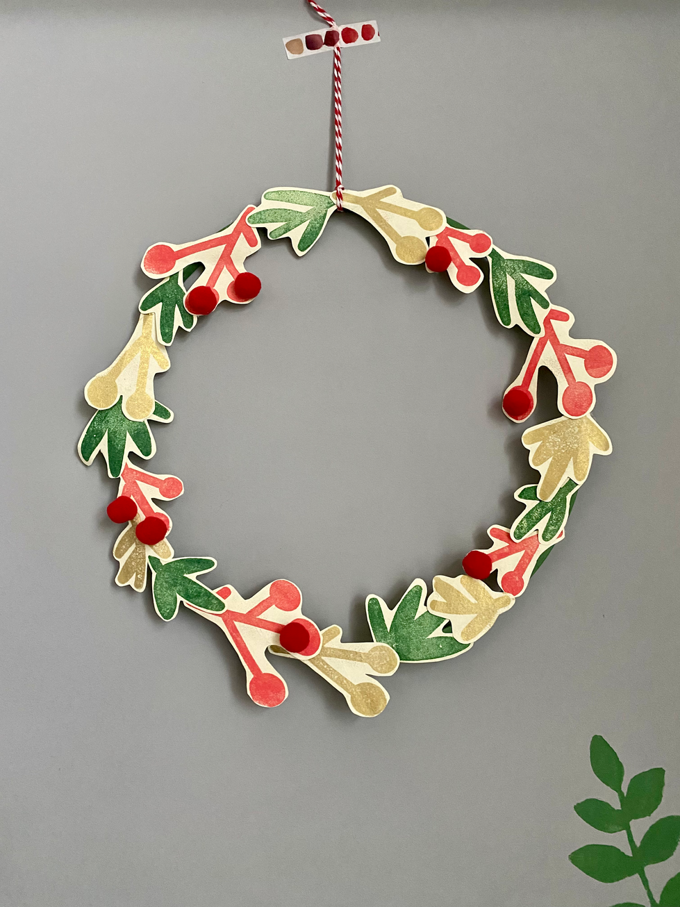 ghirlanda, maker3, cricut, decorazione, natale