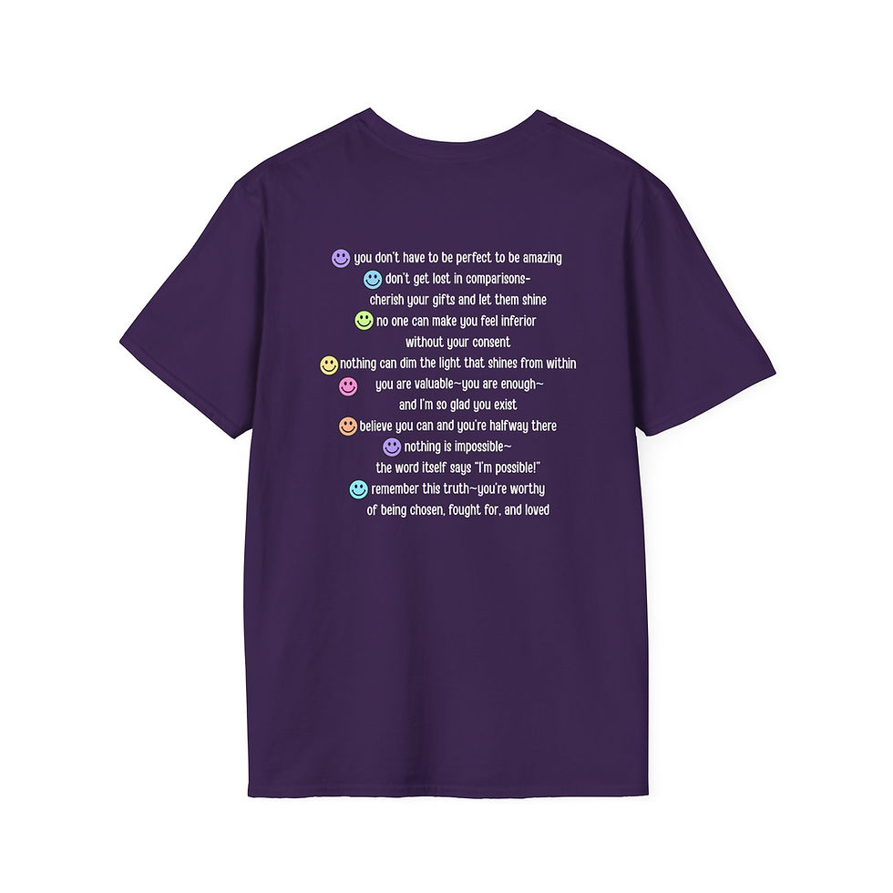 Thumbnail: Life Quote Smiles Unisex Softstyle