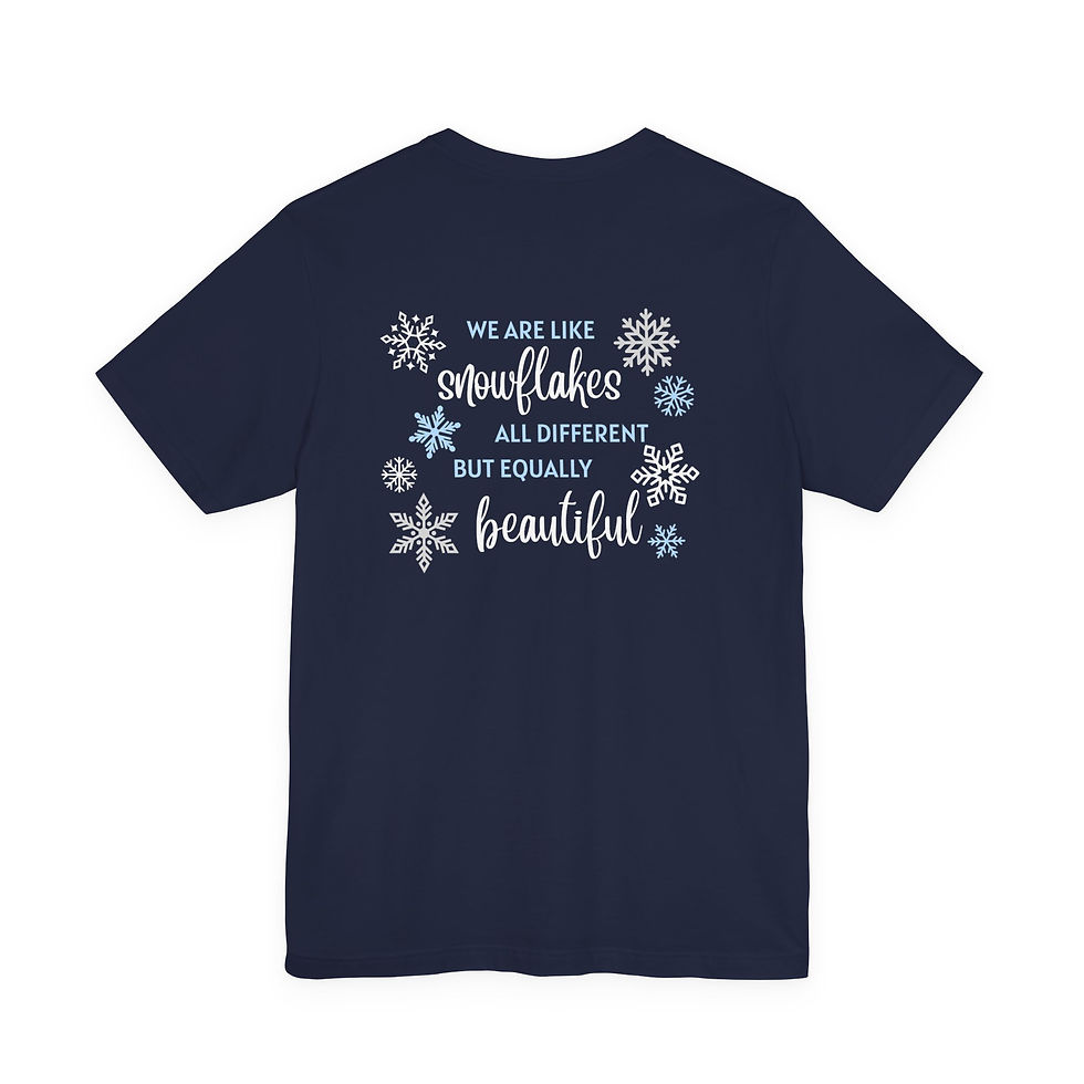 Thumbnail: We Are Like Snowflakes Jersey Tee