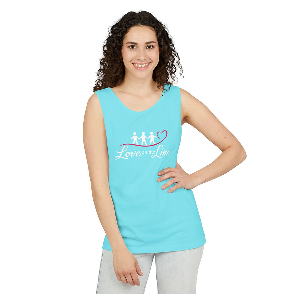 Thumbnail: Love on the Line Unisex Tank