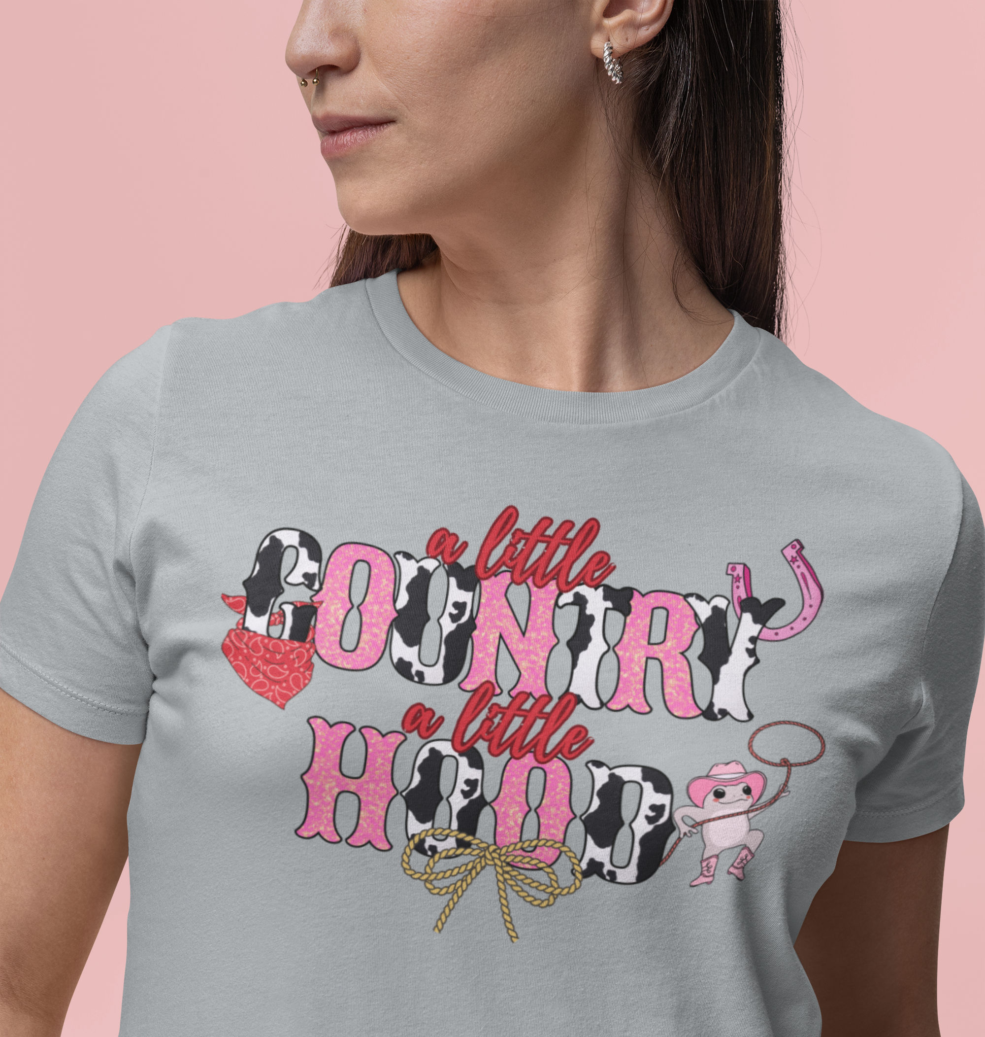 A little Country A little Hood Graphic Tee