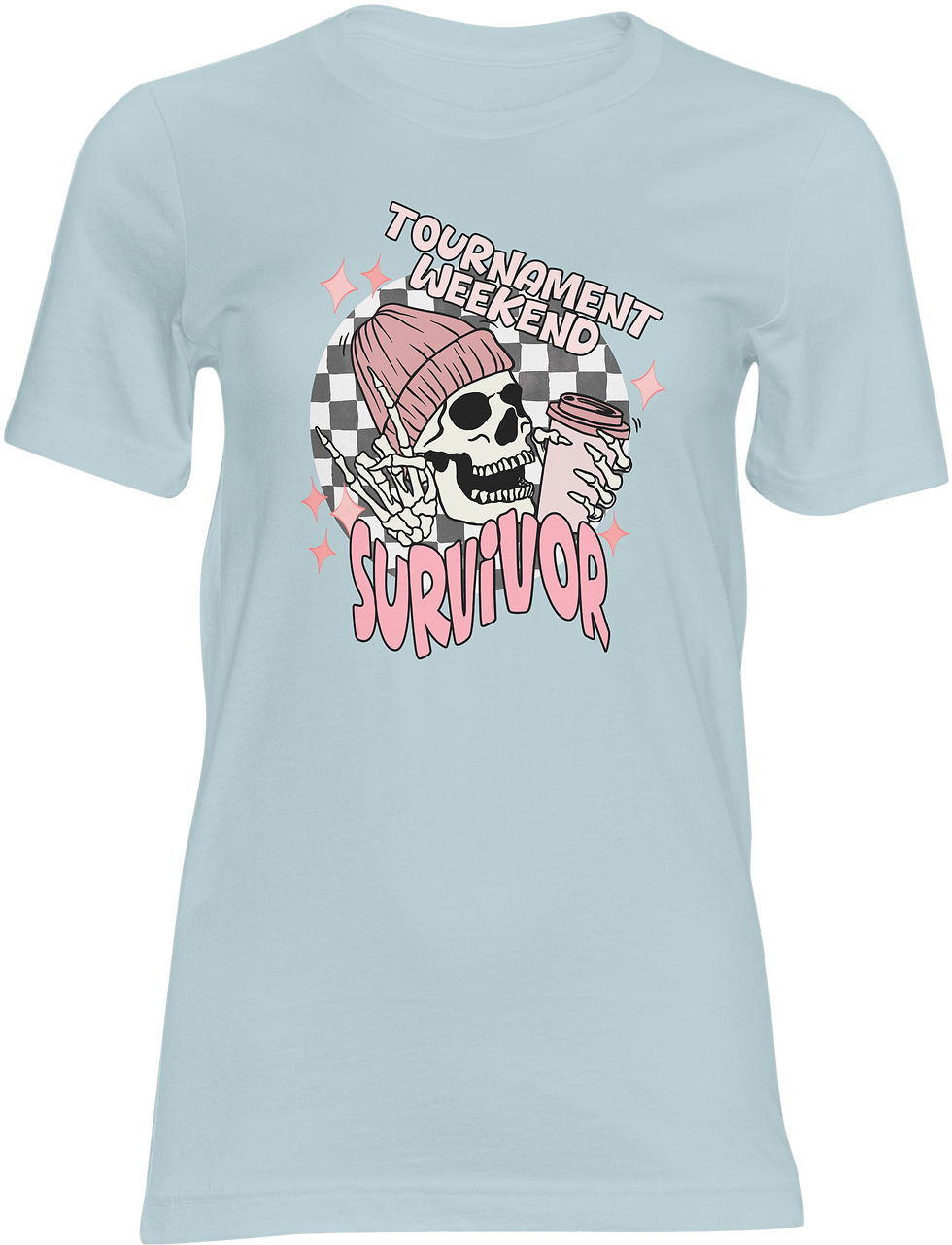 Thumbnail: Tournament Weekend Survivor – Sports Mom Graphic T-Shirt | Game Day Tee