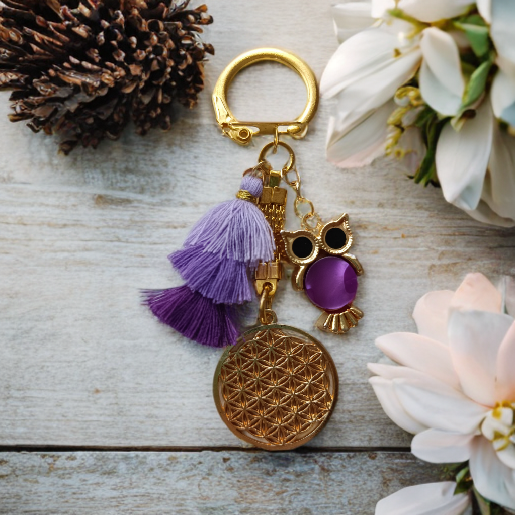 Yaşam Çiçeği - Ruhsal Uyanış Anahtarlığı