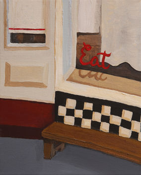 Art illustrations in acrylic paintings by Mallorca artist Ailsa Ash household items. Buy art by contacting sharon@artistsofmallorca.com or contact the artist directly