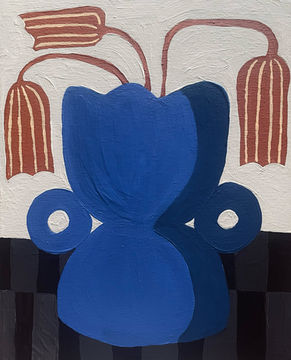 Art illustrations in acrylic paintings by Mallorca artist Ailsa Ash household items. Buy art by contacting sharon@artistsofmallorca.com or contact the artist directly