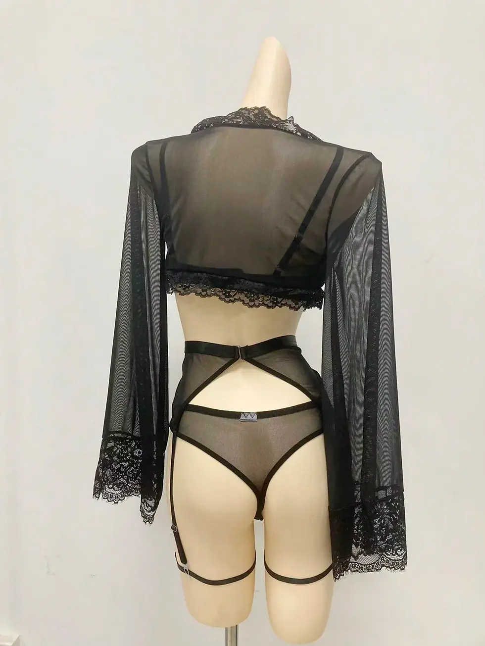 Miniatura: Conjunto de lencería de 5 piezas con blusa holgada