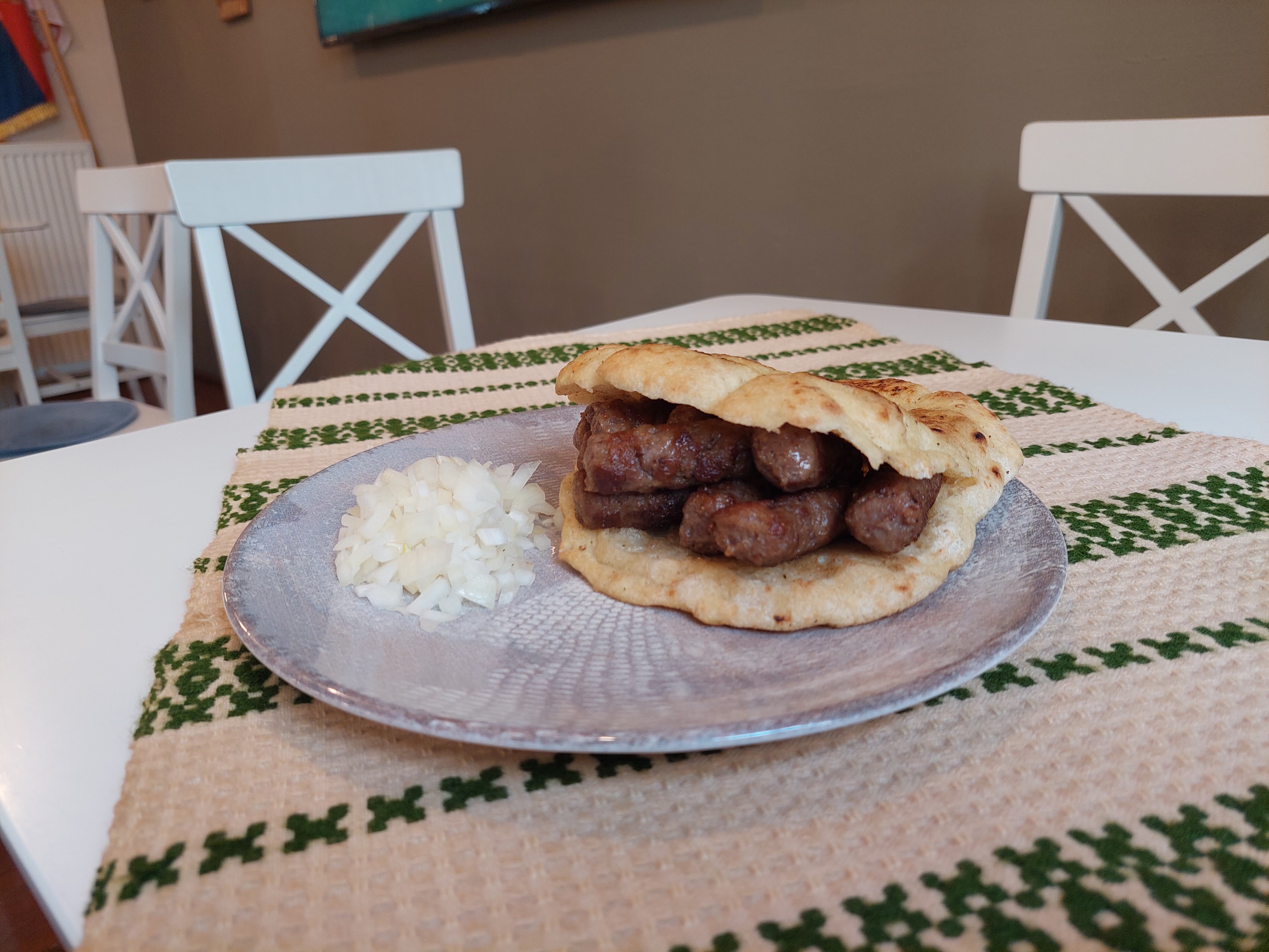 Arranged Food and Objects