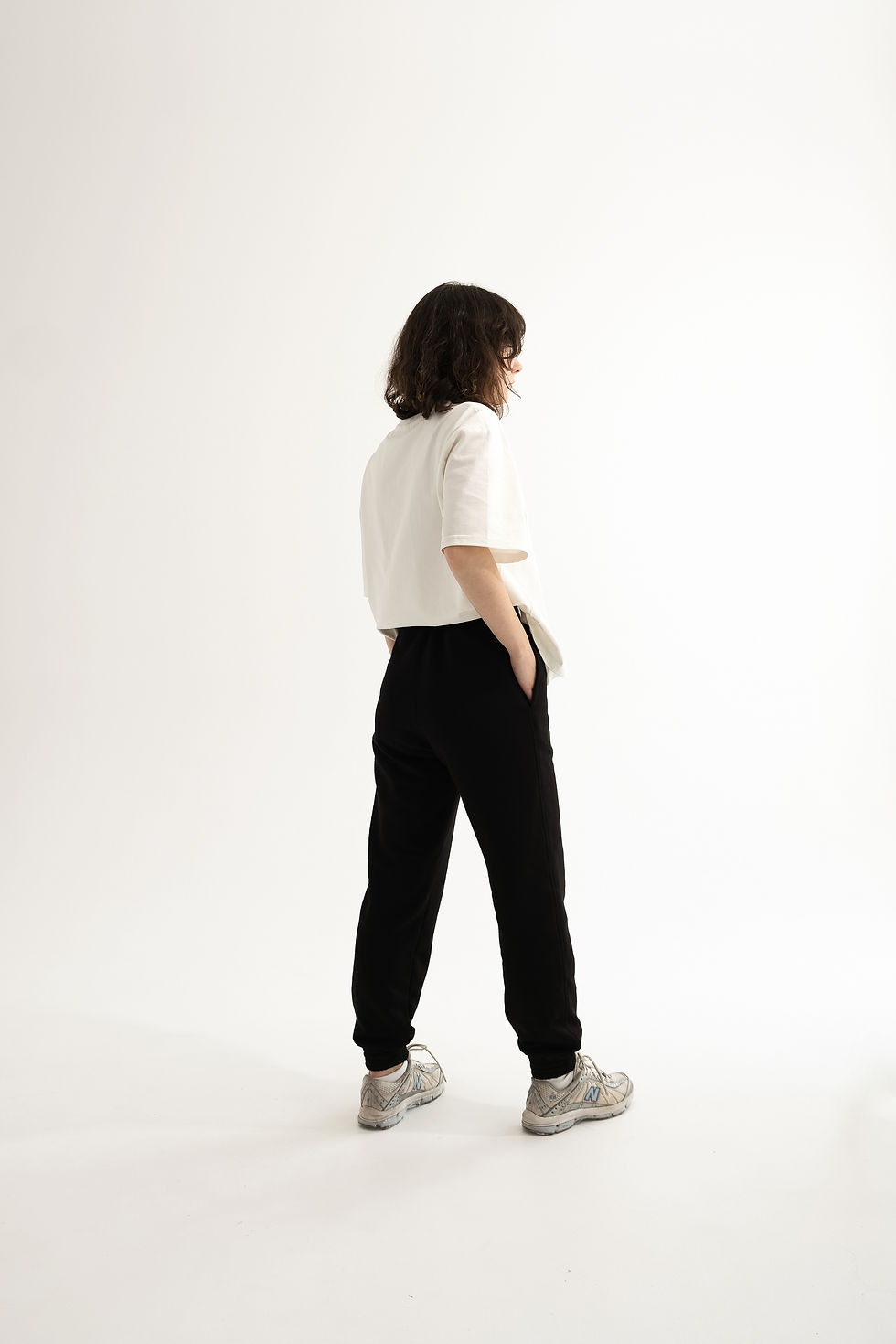 Thumbnail: Women's Sport Trousers with Mid-Rise in Brushed Fleece (320 GSM)