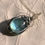 Miniature : Collier en pierre labradorite et fils d'argent 950/1000