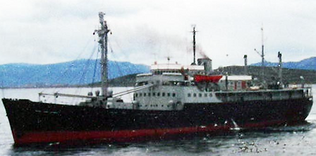 Bahia Buen Suceso before sinking