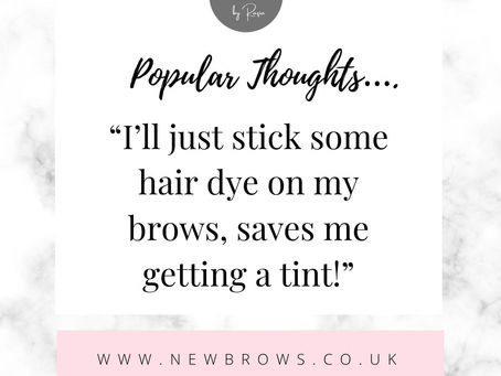 Is it good to use hair dye on your eyebrows?