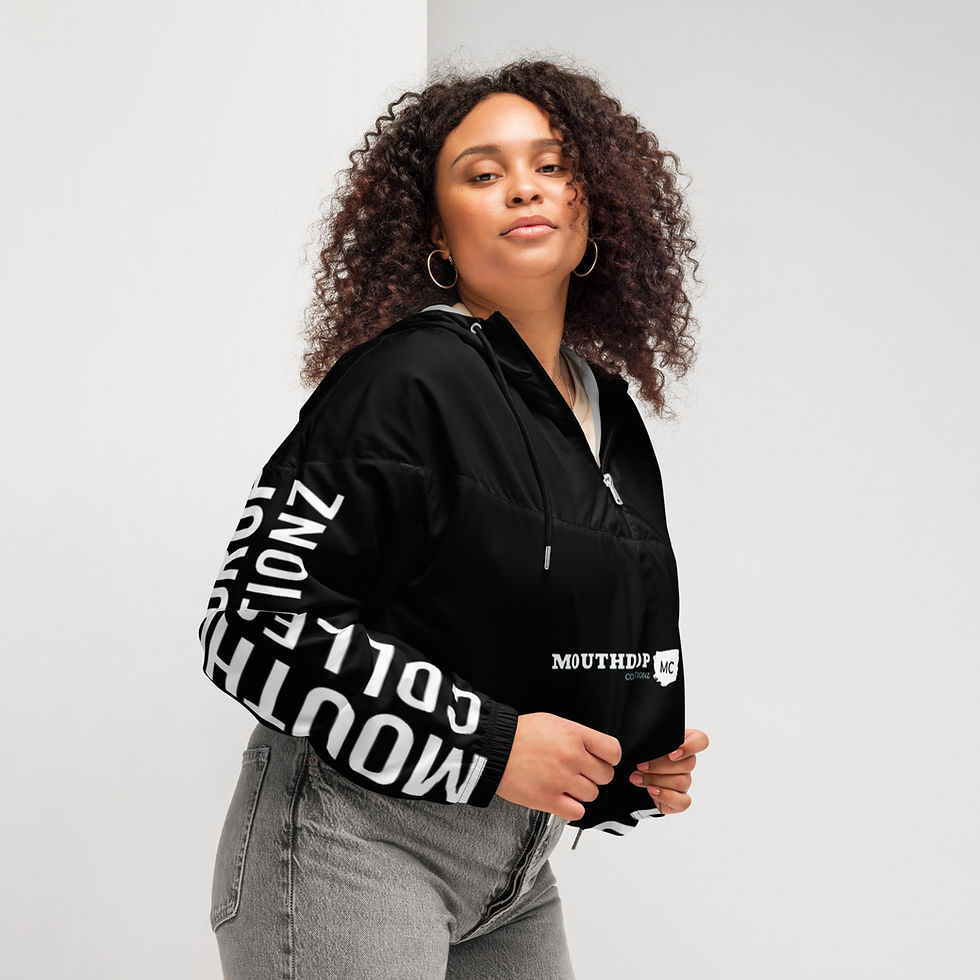 Thumbnail: Black Women’s cropped windbreaker