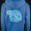 Miniature : SWEAT CAPUCHE ZIPPÉ BLEU UNISEXE VAN