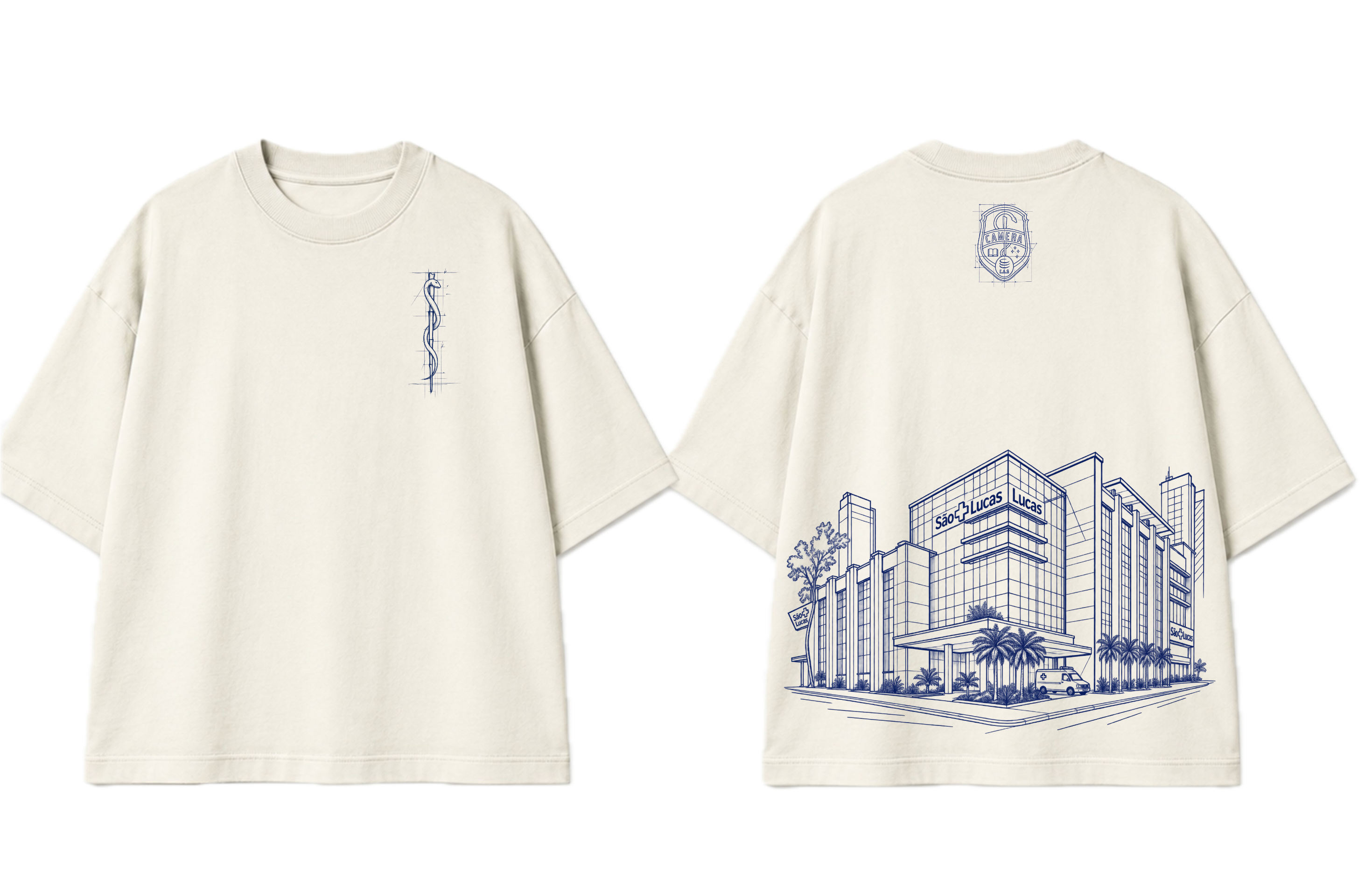 Kit Camiseta Over + Shorts + Adesivo