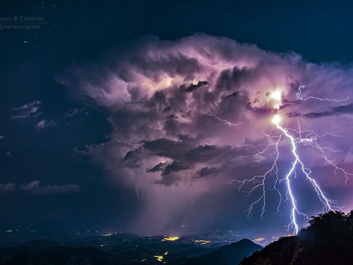 RAIOS E TROVÕES! O que fazer durante uma tempestade com raios na montanha?