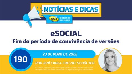 Fim do período de convivência de versões do eSocial