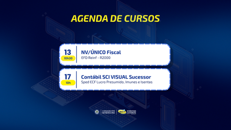 Cursos EAD SCI - Agenda Semanal