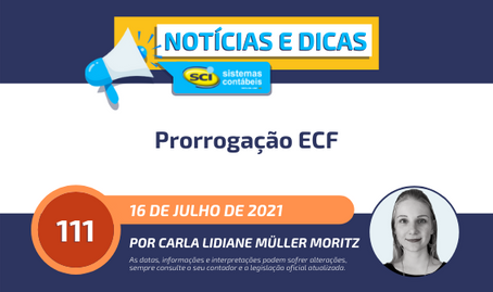 Prorrogação ECF