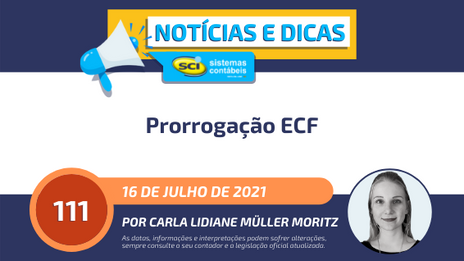 Prorrogação ECF