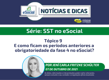 Série: SST no eSocial - Tópico 9️⃣