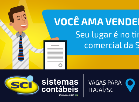 Temos vagas para talentos em Itajaí/SC 