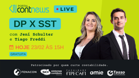 Hoje às 15h tem live: DP X SST