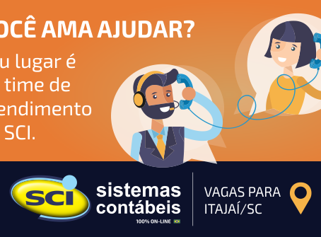 Temos vagas para talentos em Itajaí/SC