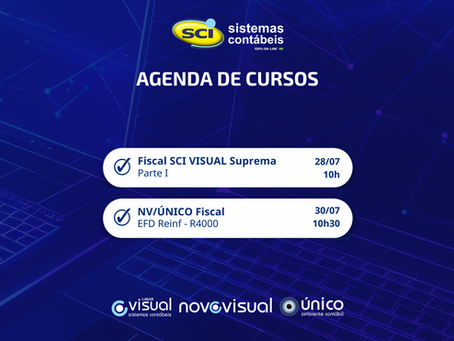 Cursos EAD SCI para Clientes - Agenda Semanal