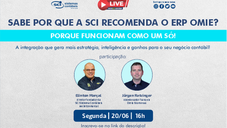 SCI E OMIE FUNCIONAM COMO UM SÓ!