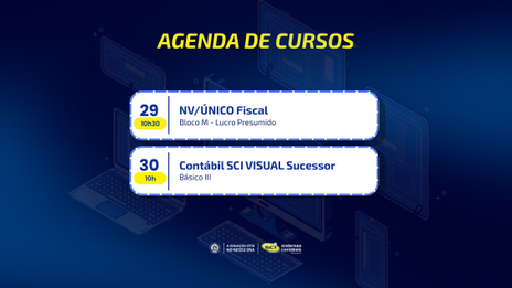 Cursos EAD SCI - Agenda Semanal