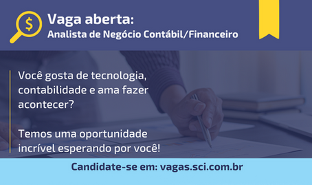 Vaga Analista de Negócios Contábil/Financeiro