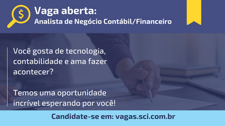Vaga Analista de Negócios Contábil/Financeiro