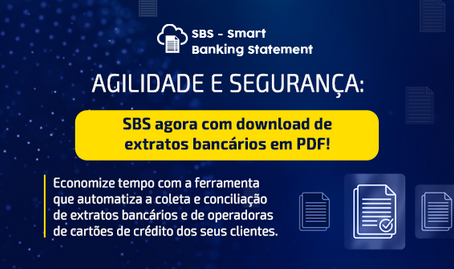 Simplifique e automatize sua prática contábil: baixe extratos em PDF e OFX com o SBS da SCI! 🌟 