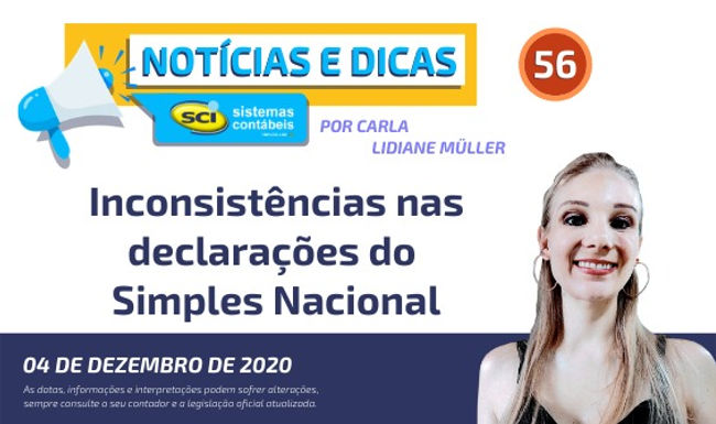 Inconsistências nas declarações do Simples Nacional