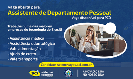 Trabalhe numa das maiores empresas de tecnologia do Brasil!