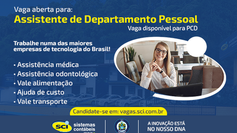 Trabalhe numa das maiores empresas de tecnologia do Brasil!