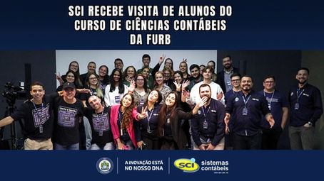 Visita dos alunos do curso de Ciências Contábeis da FURB