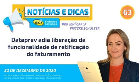 Dataprev adia liberação da funcionalidade de retificação do faturamento