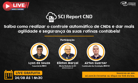 Otimize o controle e entrega das CNDs dos seus clientes com o SCI Report CND! 
