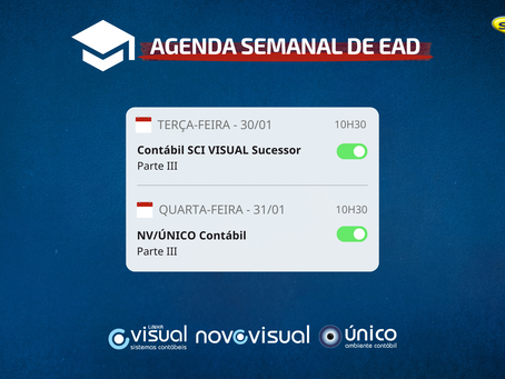 Cursos EAD SCI para Clientes - Agenda Semanal